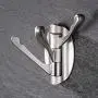 Meykoers Swivel Hook Solid Metal Heavy Duty Folding Swing Arm Triple Coat Hook with Multi Three Foldable Arms Towel/Clothes Hanger for Bathroom Kitchen Garage Wall Mount, Brushed Nickel, 1-Pack Meykoers Swivel Hook Solid Metal Heavy Duty Folding Swing Arm Triple Coat Hook with Multi Three Foldable Arms Towel/Clothes Hanger for Bathroom Kitchen Garage Wall Mount, Brushed Nickel, 1-Pack