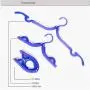 25pcs Adjustable Clothes Hanger For Travel 25pcs Adjustable Clothes Hanger For Travel