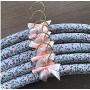 10pcs Random Color Cloth Hangers Package Hanger Soft Clothes Rack
