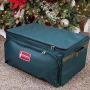 TreeKeeper (Green Christmas Ornament Storage Boxes with Dividers) - Deluxe Ornament Keeper - Holds 72 Ornaments up to 4 Inches in Diameter | 3 Removable Trays with Separators | Acid-Free Fabric Lining