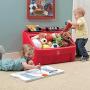 Step2 2-in-1 Toy Boxes & Art Lid, Red