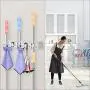 DiGiCare Broom Holder, Wall Mount Mop Holder Broom Hanger Organizer with 5 Ball Slots and 6 Hooks, Holds Up to 11 Tools for Kitchen, Bathroom, Garage DiGiCare Broom Holder, Wall Mount Mop Holder Broom Hanger Organizer with 5 Ball Slots and 6 Hooks, Holds Up to 11 Tools for Kitchen, Bathroom, Garage