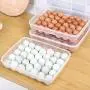Plastic duck egg storage boxes Japanese-style large boxes kitchen crisper refrigerator egg boxes put egg shelf Plastic duck egg storage boxes Japanese-style large boxes kitchen crisper refrigerator egg boxes put egg shelf