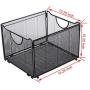 Modern Black Metal Mesh File Box/Foldable Storage Crate/Home Office Folder Holder Organizer Rack Modern Black Metal Mesh File Box/Foldable Storage Crate/Home Office Folder Holder Organizer Rack