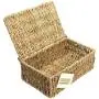 WoodLuv Seagrass Storage Basket with Small Lid WoodLuv Seagrass Storage Basket with Small Lid