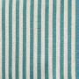 Ravenna Home Casual Striped Throw Pillow, 24 x 12 Inch, Teal