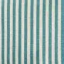 Ravenna Home Casual Striped Throw Pillow, 24 x 12 Inch, Teal