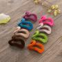 BESTOMZ Cascading Hanger Hooks Non Slip Flocked Clothes Hangers Hooks Pack of 10