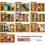 Multikeep Adjustable Tea Boxes 128 Tea Bag Storage Organizer Bamboo Latching Lid (Blank Lid) Multikeep Adjustable Tea Boxes 128 Tea Bag Storage Organizer Bamboo Latching Lid (Blank Lid)