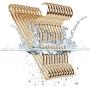 Ibnotuiy Heavy Duty Aluminum Alloy Coat Suit Clothes Clothing Hangers Closet Storage Rack Pack of 10 (Rose Gold)