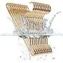 Ibnotuiy Heavy Duty Aluminum Alloy Coat Suit Clothes Clothing Hangers Closet Storage Rack Pack of 10 (Rose Gold)