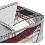 Sorbus Foldable Storage Bag Organizers, Large Clear Window & Carry Handles, Great for Clothes, Blankets, Closets, Bedrooms, and More (3-Pack, Gray)