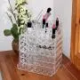 Ikee Design Acrylic Diamond Pattern Jewelry & Cosmetic Storage Display Boxes 3 Pieces Set Ikee Design Acrylic Diamond Pattern Jewelry & Cosmetic Storage Display Boxes 3 Pieces Set