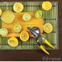 Сitrus Juicer & Lemon Squeezer Premium/Stainless Steel 18/10, Lime Juicer Handheld with Silicone Handles and Mini Sprayer