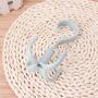 Dabixx 360 Degree Rotating Belt Hanger Scarf Tie Rack Holder Hook Closet Organizer - Blue