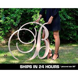 Single Wood Letters, 14" to 32" tall, Monogram, Nursery Decor, Door Hanger, Wall Art, Hanging Letter, Wood Initial