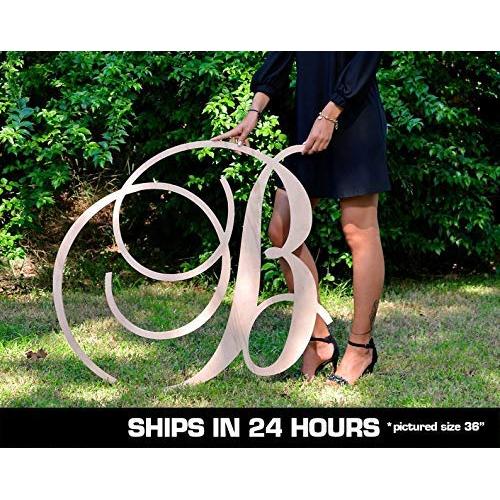 Single Wood Letters, 14" to 32" tall, Monogram, Nursery Decor, Door Hanger, Wall Art, Hanging Letter, Wood Initial