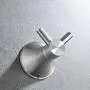 Double Robe Coat Hook Long Prong Bathroom towel holder Set Clothes Hat Hanger Kitchen Heavy Duty Organizer Contemporary Style Wall Mounted Bath Hardware Brushed Finished by KOOLIFT Double Robe Coat Hook Long Prong Bathroom towel holder Set Clothes Hat Hanger Kitchen Heavy Duty Organizer Contemporary Style Wall Mounted Bath Hardware Brushed Finished by KOOLIFT