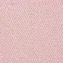 mDesign Decorative Soft Stackable Fabric Closet Storage Organizer Holder Boxes - Clear Window, Lid, for Child/Kids Room, Nursery - Large, Collapsible Foldable - Herringbone Print, 4 Pack - Pink