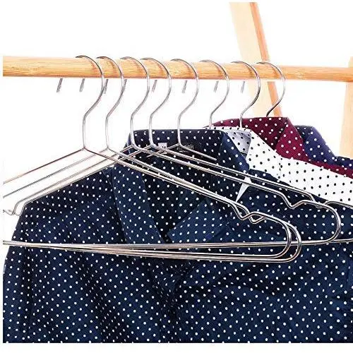 10pcs 45cm Stainless Steel Strong Metal Wire Hangers, Coat Hanger, Standard Suit Hangers, Clothes Hanger 10pcs 45cm Stainless Steel Strong Metal Wire Hangers, Coat Hanger, Standard Suit Hangers, Clothes Hanger
