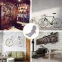ThyWay Bike Rack Garage Wall Mount ? Steady & Heavy Duty Horizontal Bike Hanger Storage Hook Indoor Shed to Save The Space ? Easily-Installed Hanger with 6 Screw