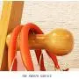 ZEMIN Floor Standing Coat Rack Clothes Hat Stand Hanger Hooks Movable Useful Bamboo Environmental Protection Durable, Log, 3 (Size : 63x50x156cm)