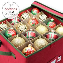 StorageMaid Holiday Storage Set - 2 Ornament Storage Boxes, 30