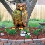 Wise Messenger Owl Wooden Decorative Halloween Holiday Door Hanger #8158912H