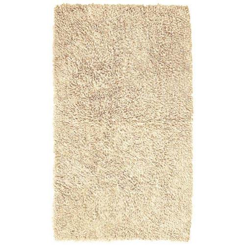 Pinzon Non-Slip Cotton Looped Bathroom Rug - 30 x 50 Inch, Ivory