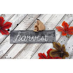Harvest Rustic Door Hanger, Harvest Wood Door Signs By Skrappie Happie