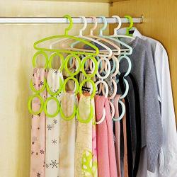 Kuber Industries Scarf Holder Tie Hanger Clothes Organizer for Accessories Like Scarfs, dupattas, Belts etc - 1 pc (Color Random) - KI3332