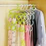 Kuber Industries Scarf Holder Tie Hanger Clothes Organizer for Accessories Like Scarfs, dupattas, Belts etc - 1 pc (Color Random) - KI3332