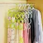 Kuber Industries Scarf Holder Tie Hanger Clothes Organizer for Accessories Like Scarfs, dupattas, Belts etc - 1 pc (Color Random) - KI3332