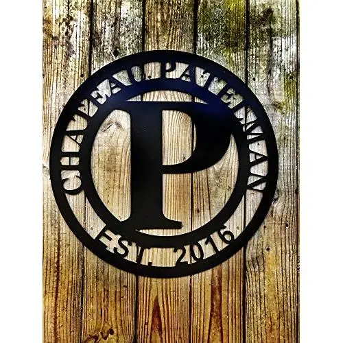 Personalized Metal Monogram Letter, Customized Door Hanger Monogram Personalized Metal Monogram Letter, Customized Door Hanger Monogram