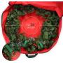 StorageMaid Wreath Storage Container Bag - 36-Inch Holiday Christmas Bag Protects Your Artificial Wreaths - Made from High-Grade Premium 420D Material with Handles & Heavy Duty Zipper - 2 Pack