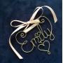 Personalized Valentines Day Couples Gift~Gold or Silver Wire~2 Names~Door or Wall Hanger~Any Names or Initials~Year, Date 2019 option~4ever option~Heart~gift for your valentine