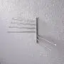 KES SUS 304 Stainless Steel Swing Out Towel Bar 6-Bar Folding Arm Swivel Hanger Bathroom Storage Organizer Rustproof Wall Mount, Brushed Finish, A2102S6-2