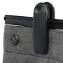 HANGERWORLD 25 Black 16inch Plastic Coat Clothes Garment Pants Skirt Hangers Adjustable Clips