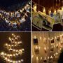 Vennke 40 LED Photo Clips String Lights/Holder, Battery & USB Powered Design with Free Cable, Fairy Twinkle Wedding Party Christmas Home Decor Lights for Hanging Photos Pictures Cards Artwork(20 Ft)