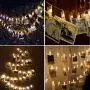 Vennke 40 LED Photo Clips String Lights/Holder, Battery & USB Powered Design with Free Cable, Fairy Twinkle Wedding Party Christmas Home Decor Lights for Hanging Photos Pictures Cards Artwork(20 Ft)