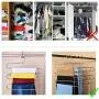3 Pack Pants Hangers, S-Type Closet Organizer & Stainless Steel Multi Layers Magic Hanger, Space Saver Clothes Rack, Tiered Hanging Storage for Jeans, Scarf, Skirt - (14.17 x 14.96 Inch) 3 Pack Pants Hangers, S-Type Closet Organizer & Stainless Steel Multi Layers Magic Hanger, Space Saver Clothes Rack, Tiered Hanging Storage for Jeans, Scarf, Skirt - (14.17 x 14.96 Inch)