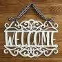 Fall Wreath for Front Door - Scroll Welcome Sign Door Hanger - Everyday Country Wreath - Neutral Door Hanger - Modern Welcome Sign -All Year Fall Wreath for Front Door - Scroll Welcome Sign Door Hanger - Everyday Country Wreath - Neutral Door Hanger - Modern Welcome Sign -All Year