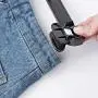 House Day Pinch Grip Hangers - Pant Hangers 8",10",12",25" 25pcs Black Hangers with Polished Swivel Hooks and Padded Clips - Pants Clothes Hangers#2 House Day Pinch Grip Hangers - Pant Hangers 8",10",12",25" 25pcs Black Hangers with Polished Swivel Hooks and Padded Clips - Pants Clothes Hangers#2