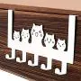 Cat Towel Hook Clothes Bag Over Door Bathroom 5 Hooks Stainless Steel Hanger Hanging Rack Holder Clothes Hat Bag Accessories Bathroom Bedroom 1 Pcs. Cat Towel Hook Clothes Bag Over Door Bathroom 5 Hooks Stainless Steel Hanger Hanging Rack Holder Clothes Hat Bag Accessories Bathroom Bedroom 1 Pcs.