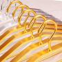 Vory Aluminum Hanger Clothes Rack Hanger Metal Clothes Rack into The Family with Simple Clothing Support,10, Gold