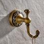 Leyden TM Antique Brass Finish Bathroom Towel Hanger Wall Mounted Clothes Hook Robe Hooks