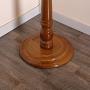 COAT RACK European Oak Floor Household Storage Hangers Assembly Single Pole Clothes Rack (Color : Antique color)