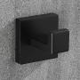 Durafe Square Robe Hook Stainless Steel 304 Bathroom Single Bath Towel Hook Clothes Hanger Wall Mounted, Matte Black Durafe Square Robe Hook Stainless Steel 304 Bathroom Single Bath Towel Hook Clothes Hanger Wall Mounted, Matte Black