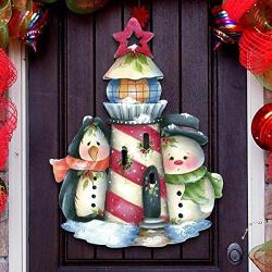 G.DeBrekht Christmas “ Keepers of the Light ” Wooden Door hanger/wall decor by Jamie Mills-Price #8457508H