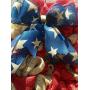 Burlap American Flag Wreath USA United States of America Red White Blue Burlap door hanger Burlap American Flag Wreath USA United States of America Red White Blue Burlap door hanger